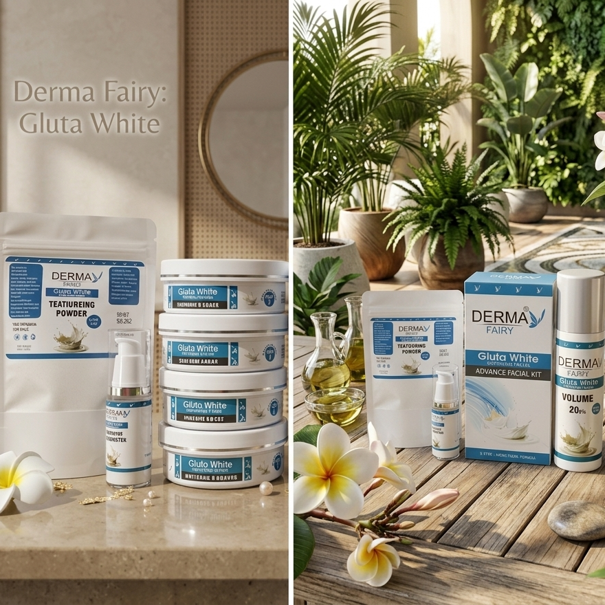 Gluta White Facial with Serum and Polisher
